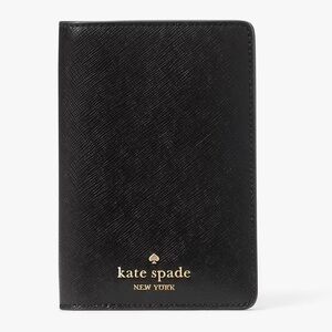 Kate Spade Black Madison Passport Holder
